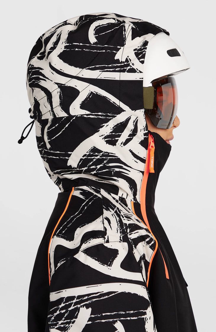 FWC'Play Asymmetric wintersportjas | White Snowtracks