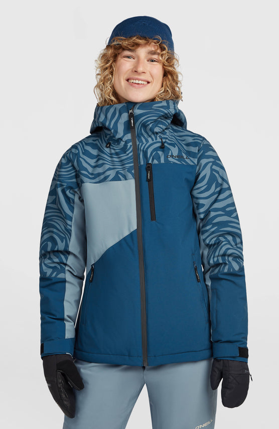 FWC'Cruz Triple wintersportjas | Blue Swirl Zebra