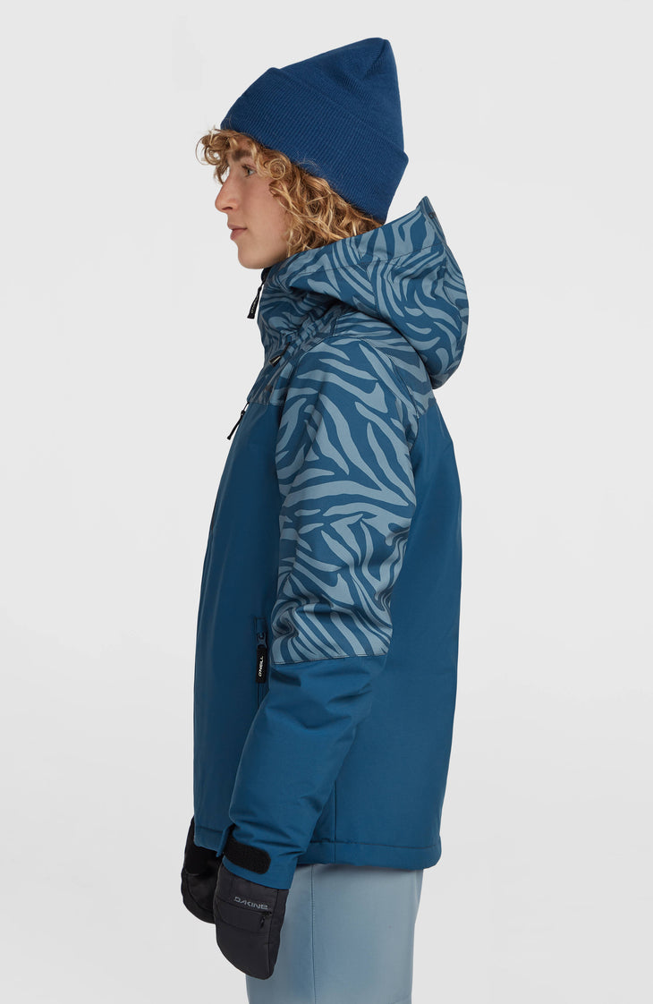 FWC'Cruz Triple wintersportjas | Blue Swirl Zebra