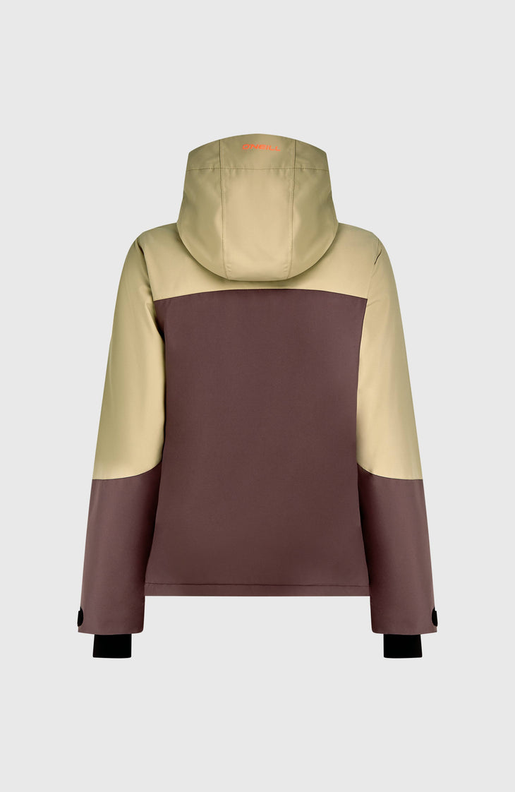 FWC'Cruz Triple wintersportjas | Olive Blush Colour Block
