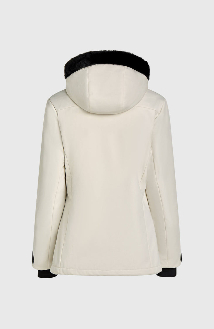 FWC'Cruz Softshell wintersportjas | Linen White