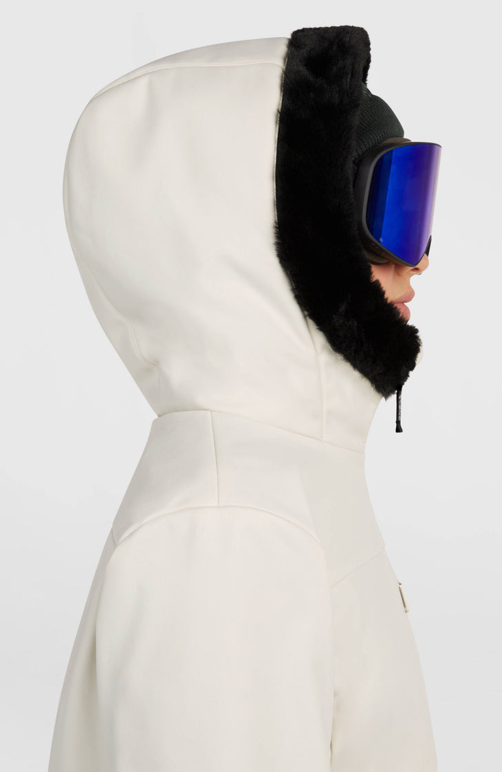 FWC'Cruz Softshell wintersportjas | Linen White