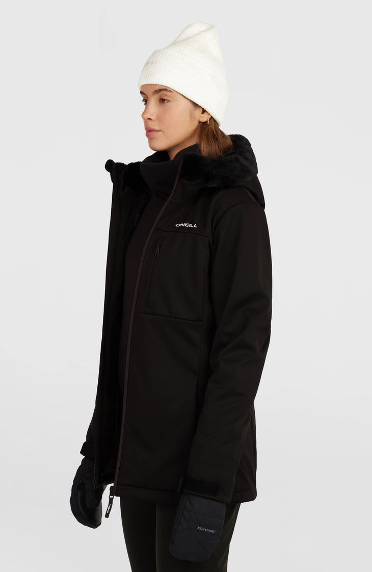 FWC'Cruz Softshell wintersportjas | Black Out