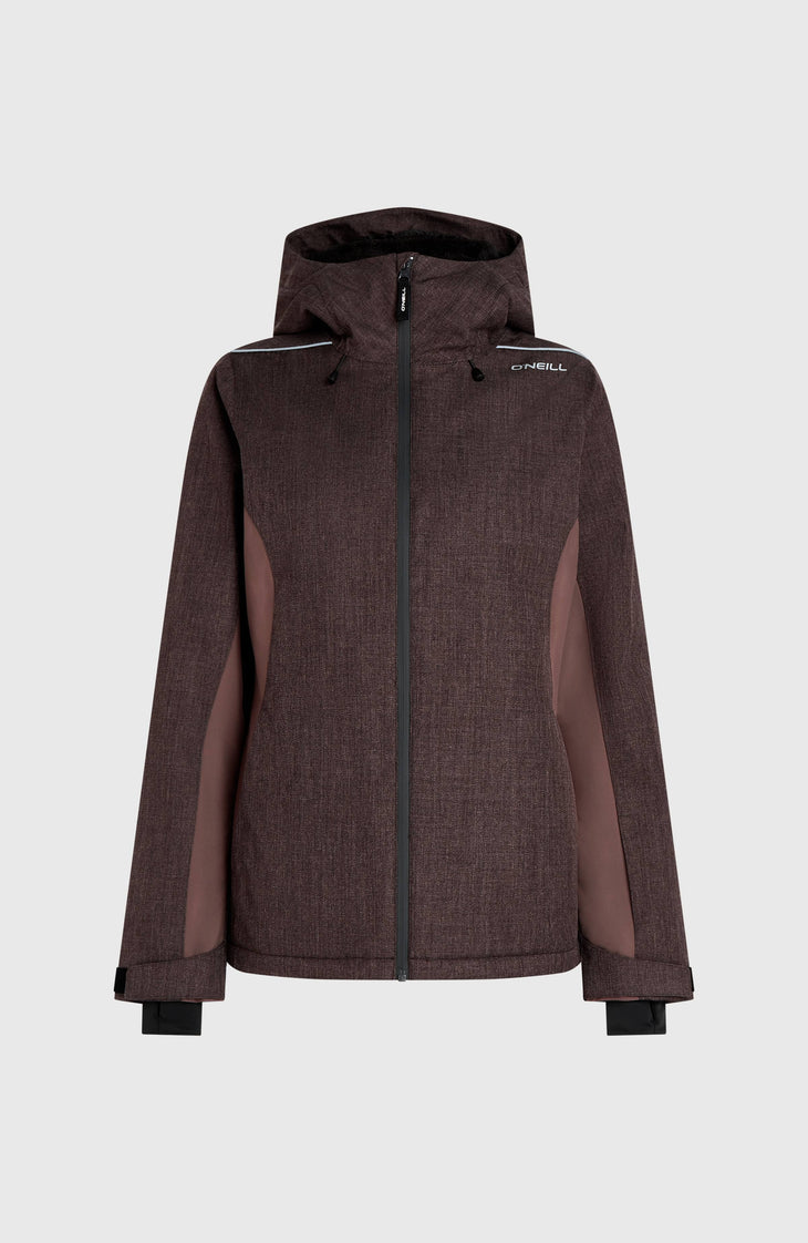 FWC'Cruz Melange wintersportjas | Purple Gray