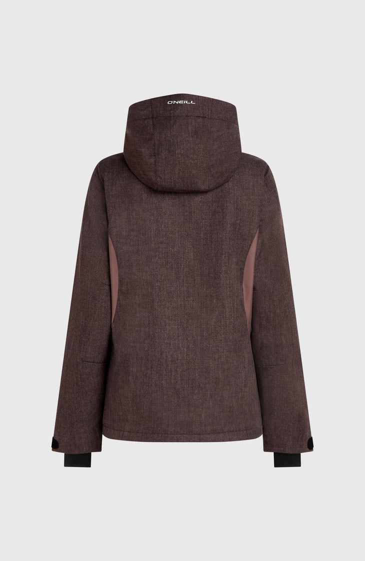 FWC'Cruz Melange wintersportjas | Purple Gray