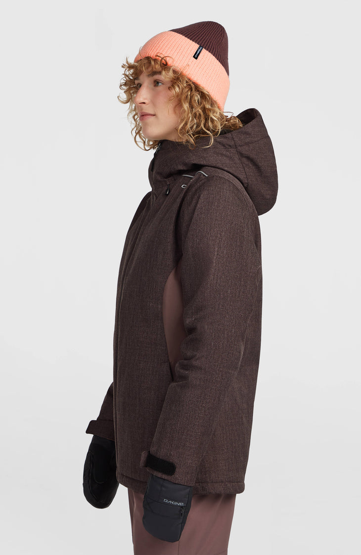 FWC'Cruz Melange wintersportjas | Purple Gray