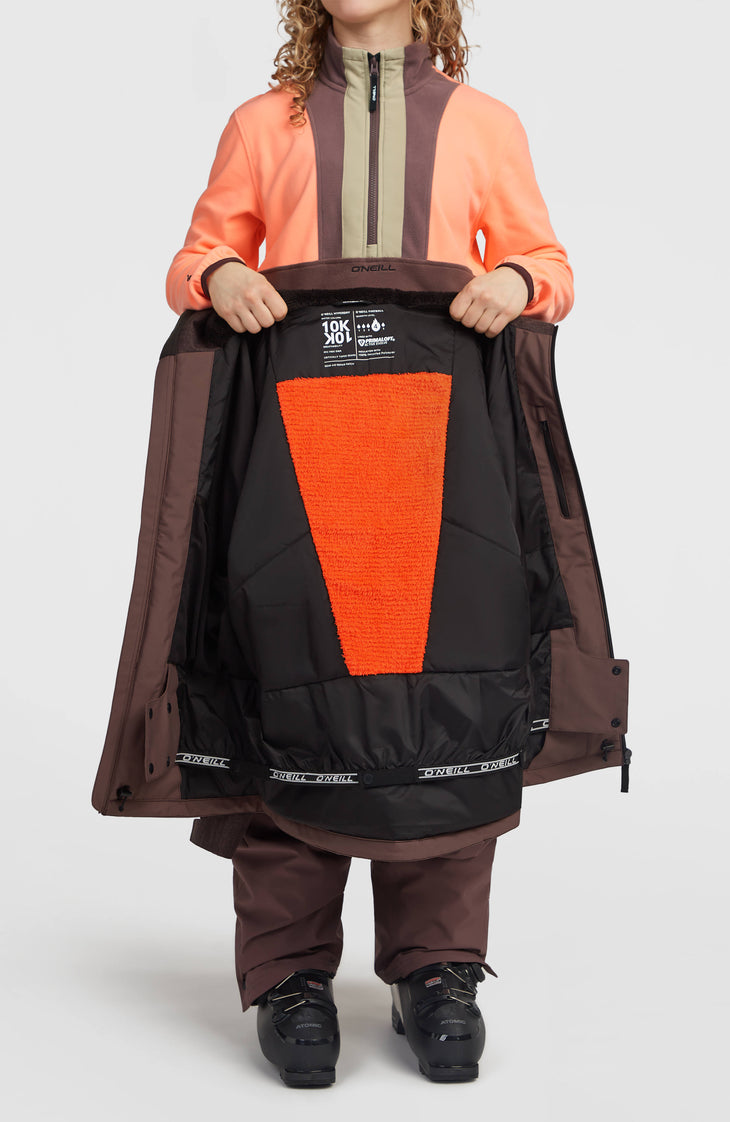 FWC'Cruz Melange wintersportjas | Purple Gray
