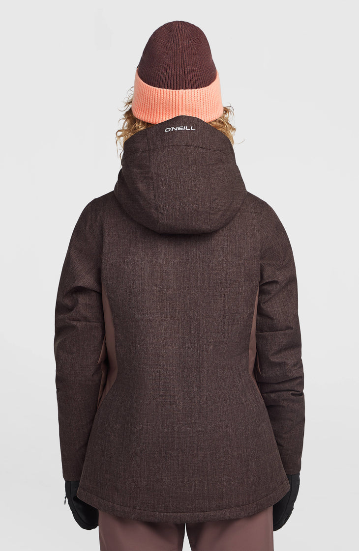 FWC'Cruz Melange wintersportjas | Purple Gray