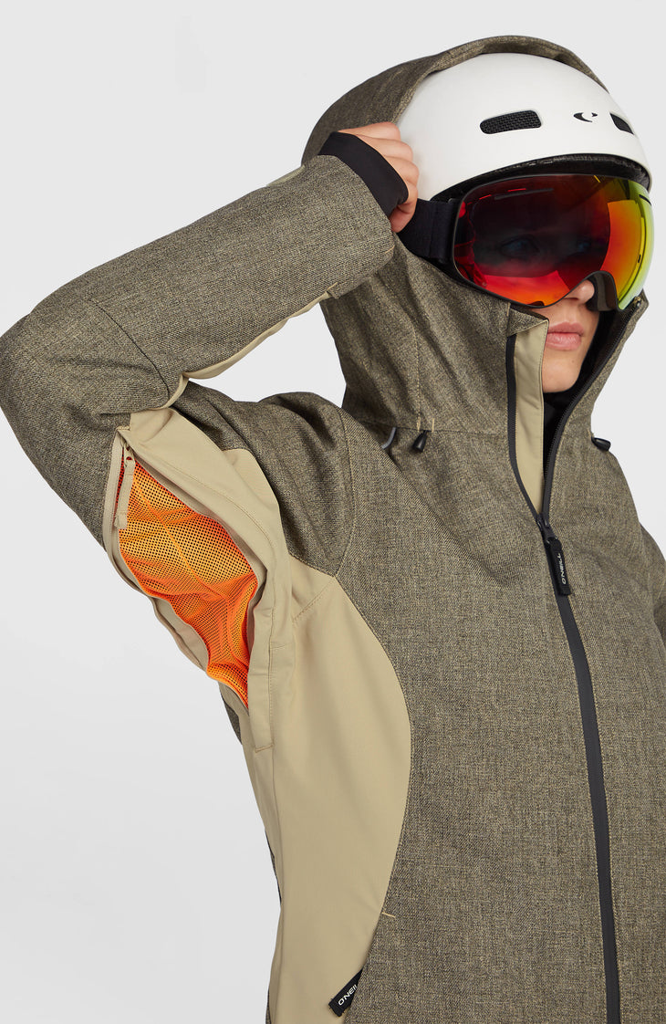 FWC'Cruz Melange wintersportjas | Olive Blush