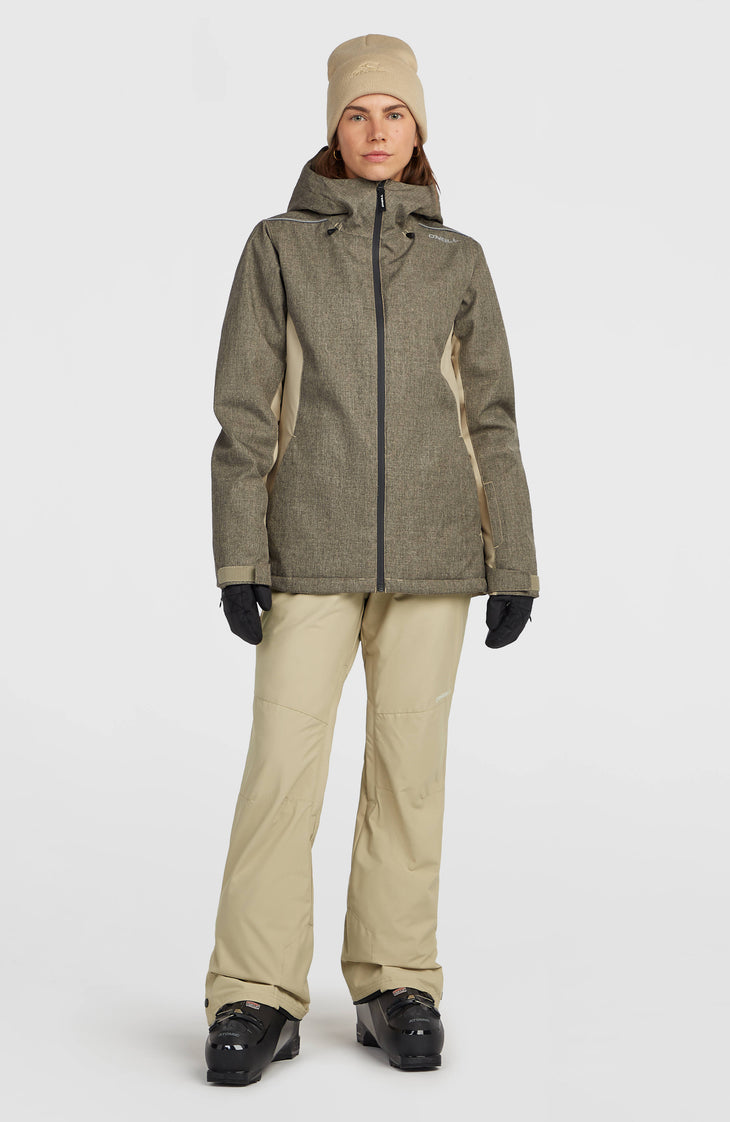 FWC'Cruz Melange wintersportjas | Olive Blush