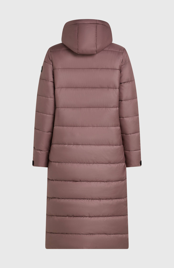 Must-Have lange pufferjas | Purple Gray