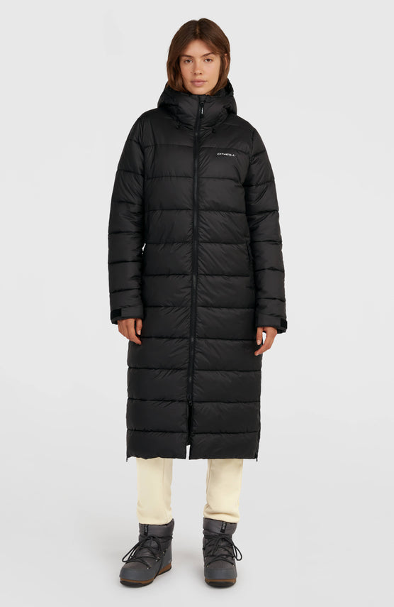 Must-Have lange pufferjas | Black Out