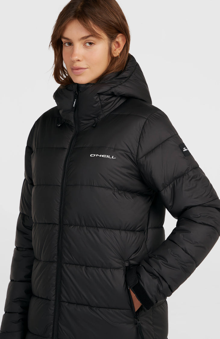 Must-Have lange pufferjas | Black Out
