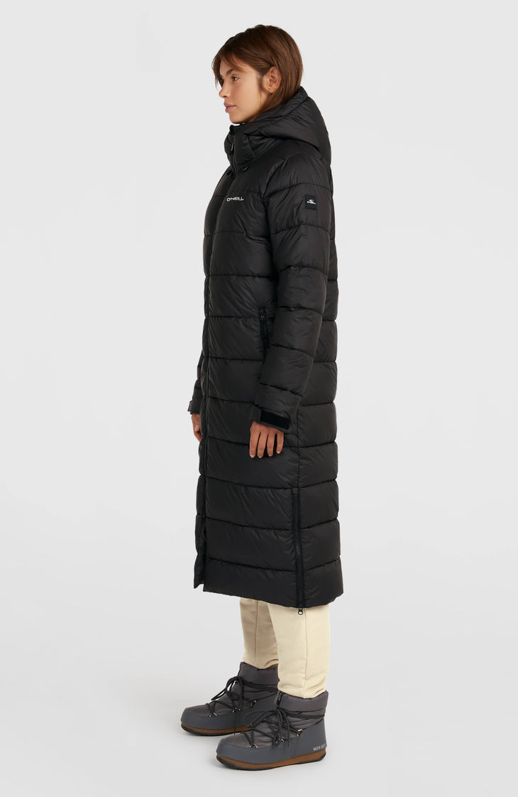 Must-Have lange pufferjas | Black Out