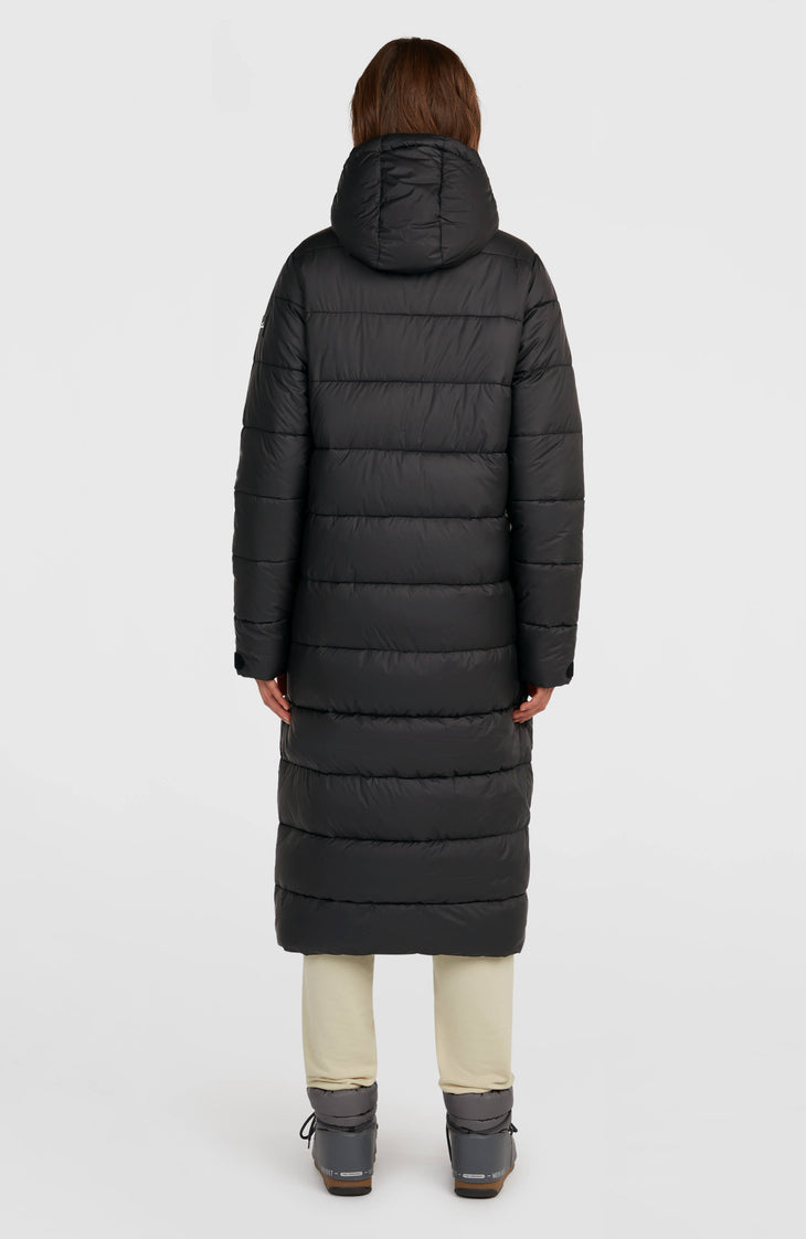 Must-Have lange pufferjas | Black Out