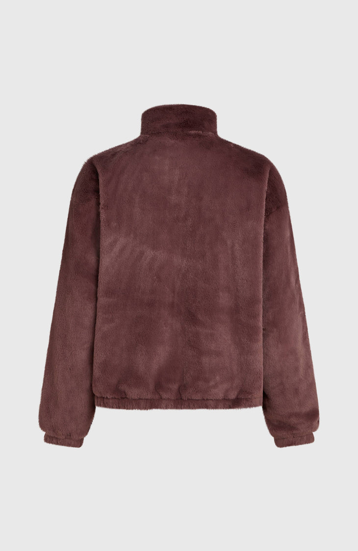 O'Neill Must-Have jas van imitatiebont met volledige rits | Purple Gray