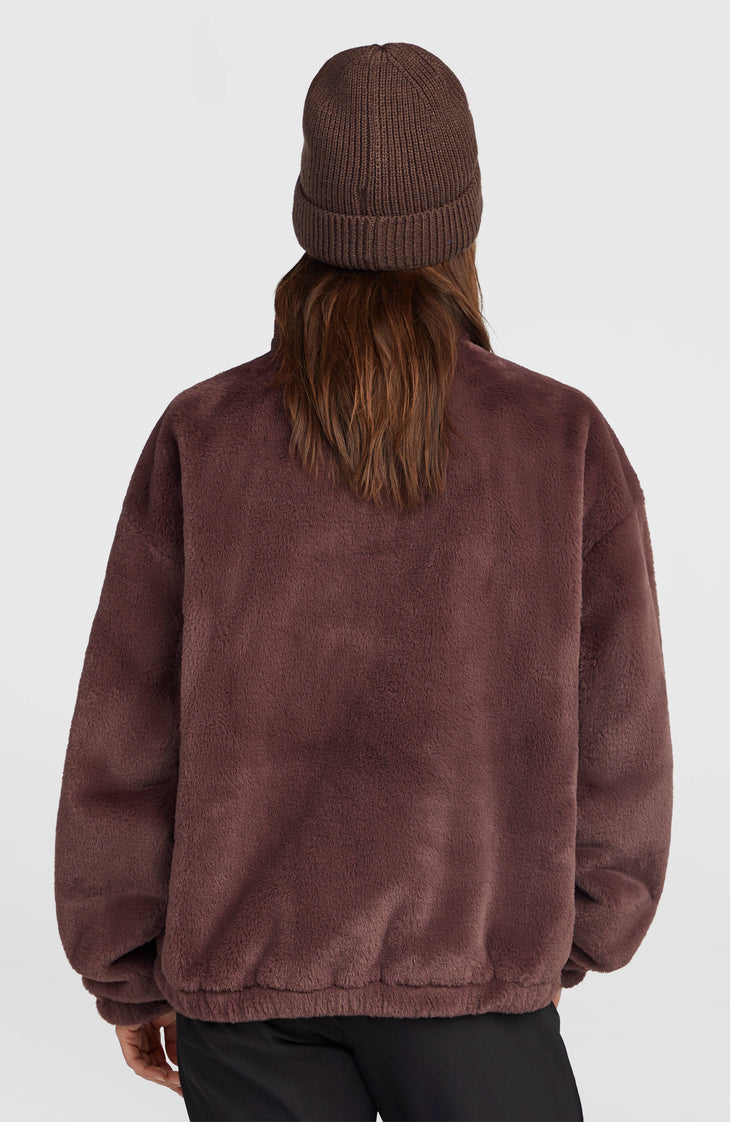 O'Neill Must-Have jas van imitatiebont met volledige rits | Purple Gray
