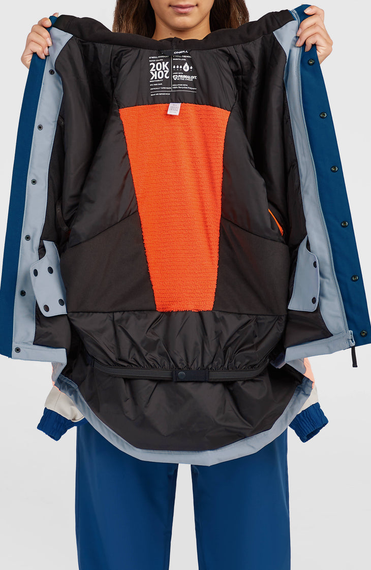 FWC'Play Shacket wintersportjas | Regal Blue Colour Block