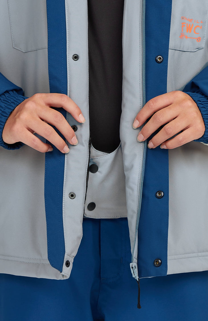 FWC'Play Shacket wintersportjas | Regal Blue Colour Block