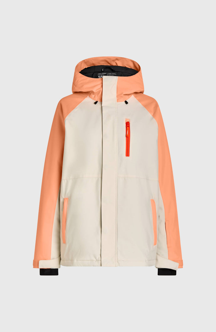 FWC'Cruz Raglan wintersportjas | Funky Peach Colour Block