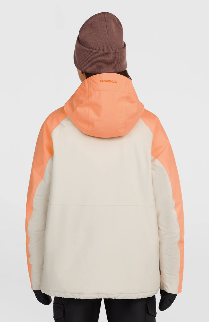 FWC'Cruz Raglan wintersportjas | Funky Peach Colour Block