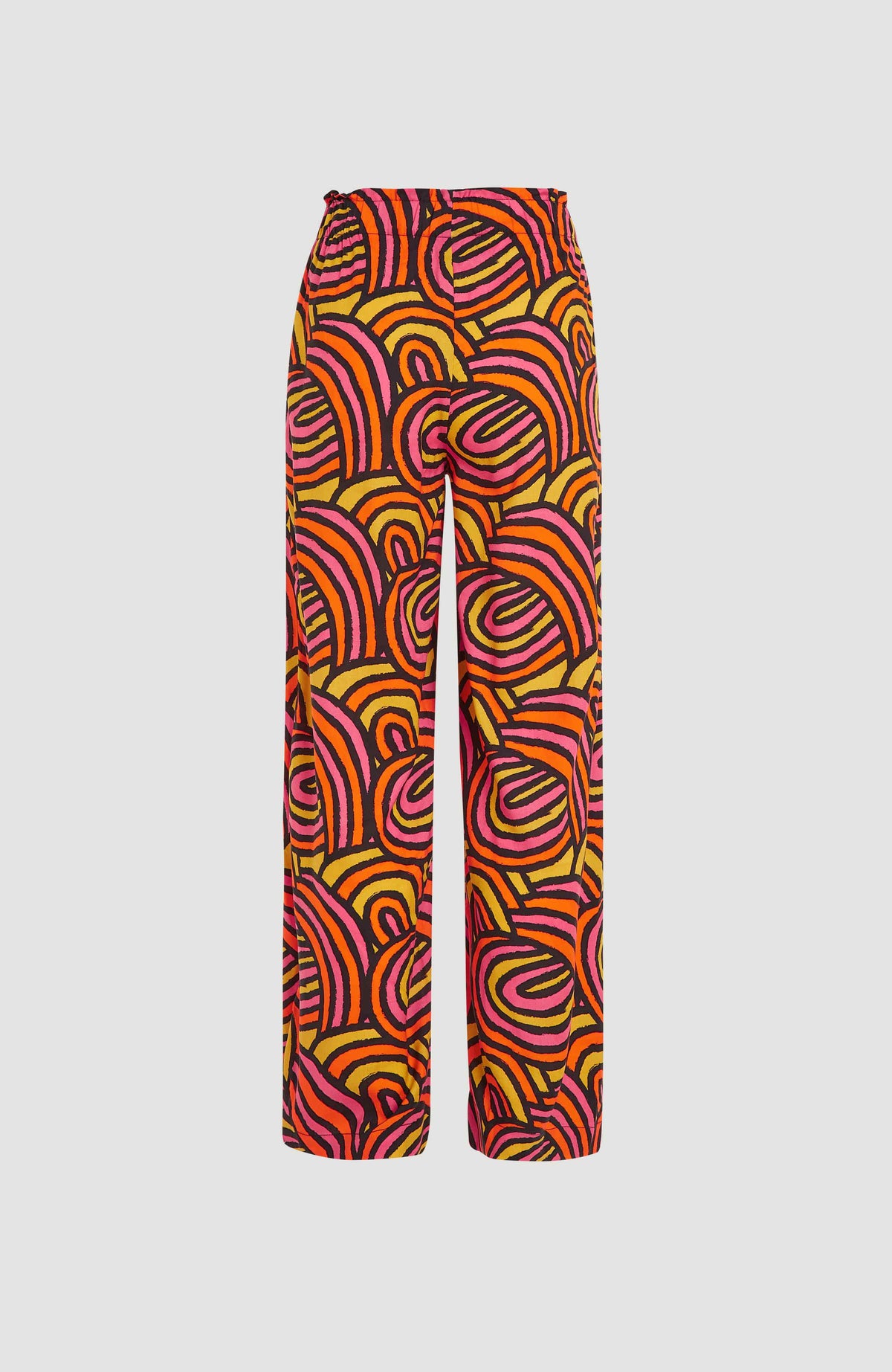 Malia Beach broek | Orange Rainbow Stripe