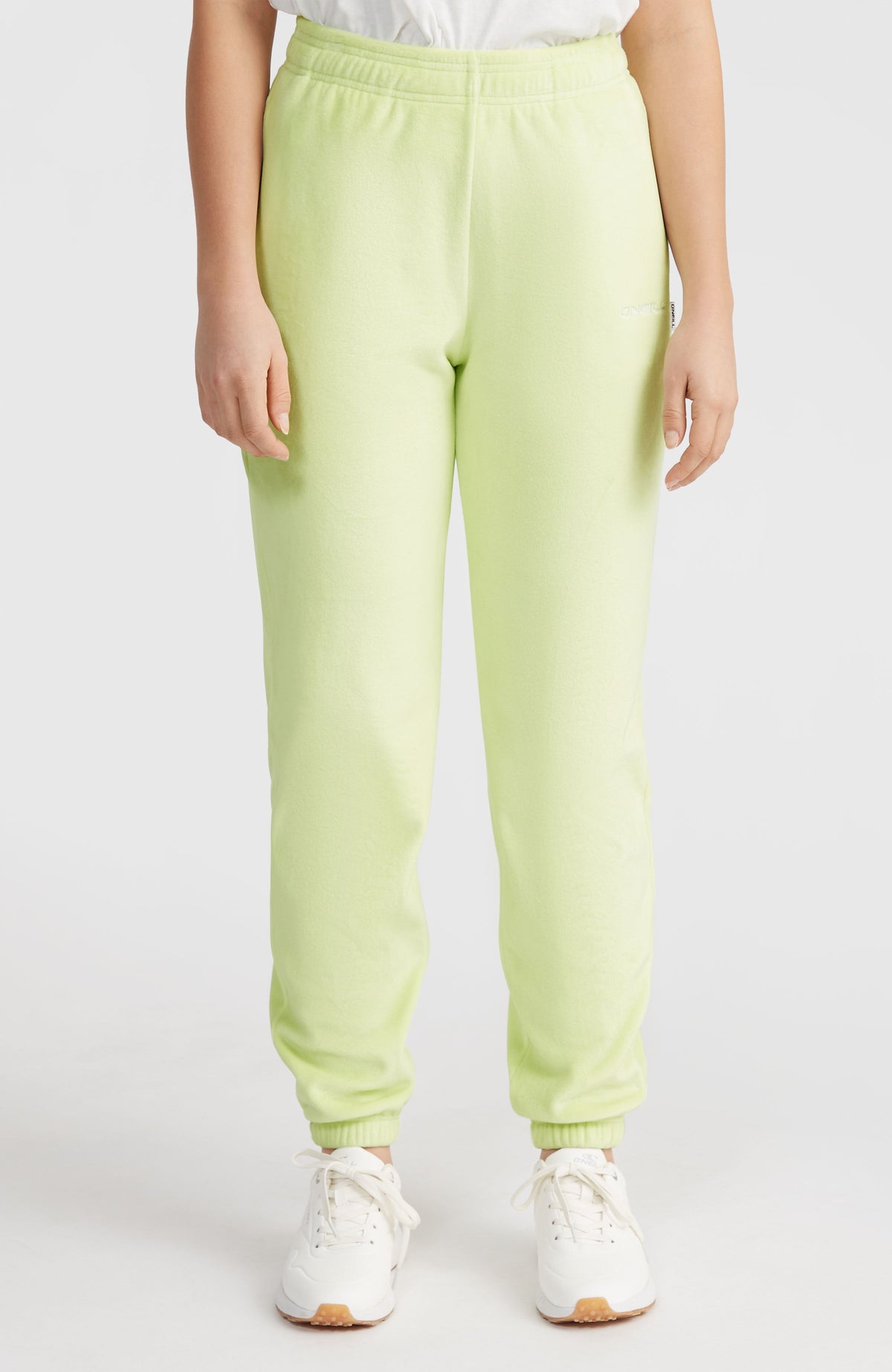 Velour joggingbroek | Lime Wash