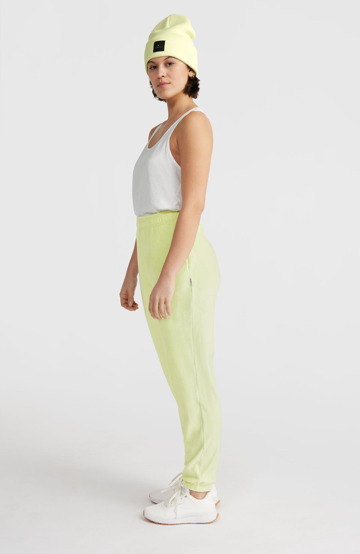Velour joggingbroek | Lime Wash
