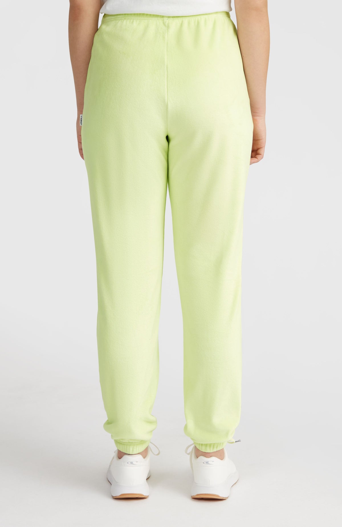 Velour joggingbroek | Lime Wash
