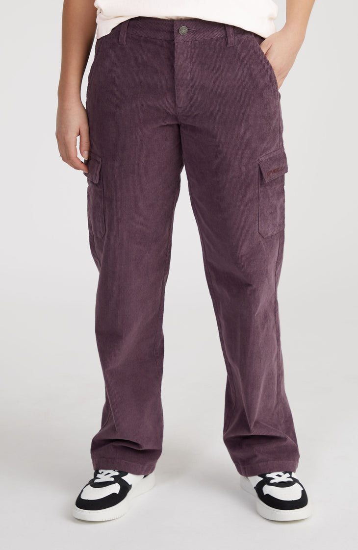 Surf Heroes Cord cargobroek | Mauve Miracle