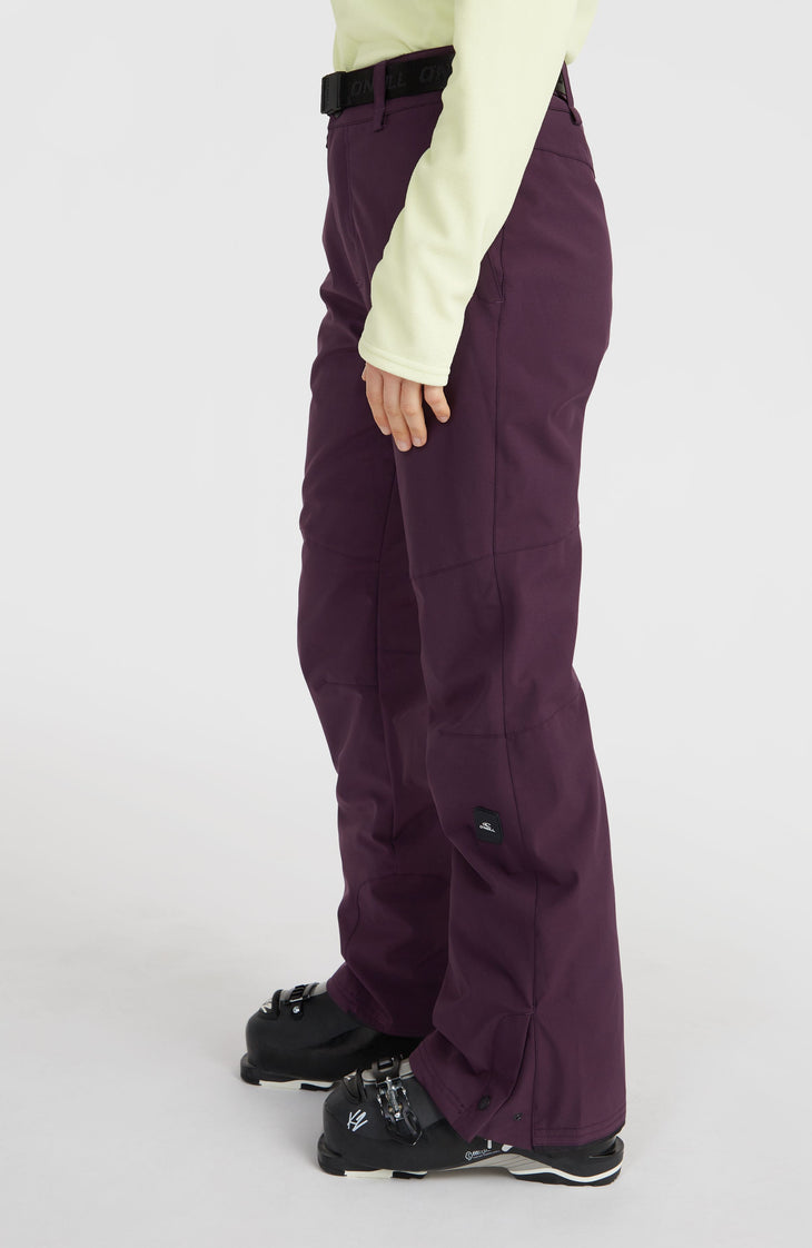 Star Slim Wintersportbroek | Aubergine