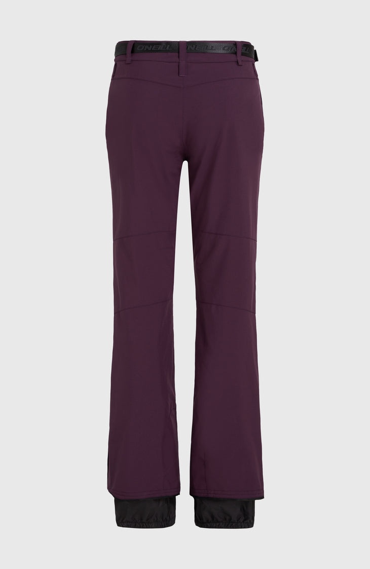 Star Slim Wintersportbroek | Aubergine