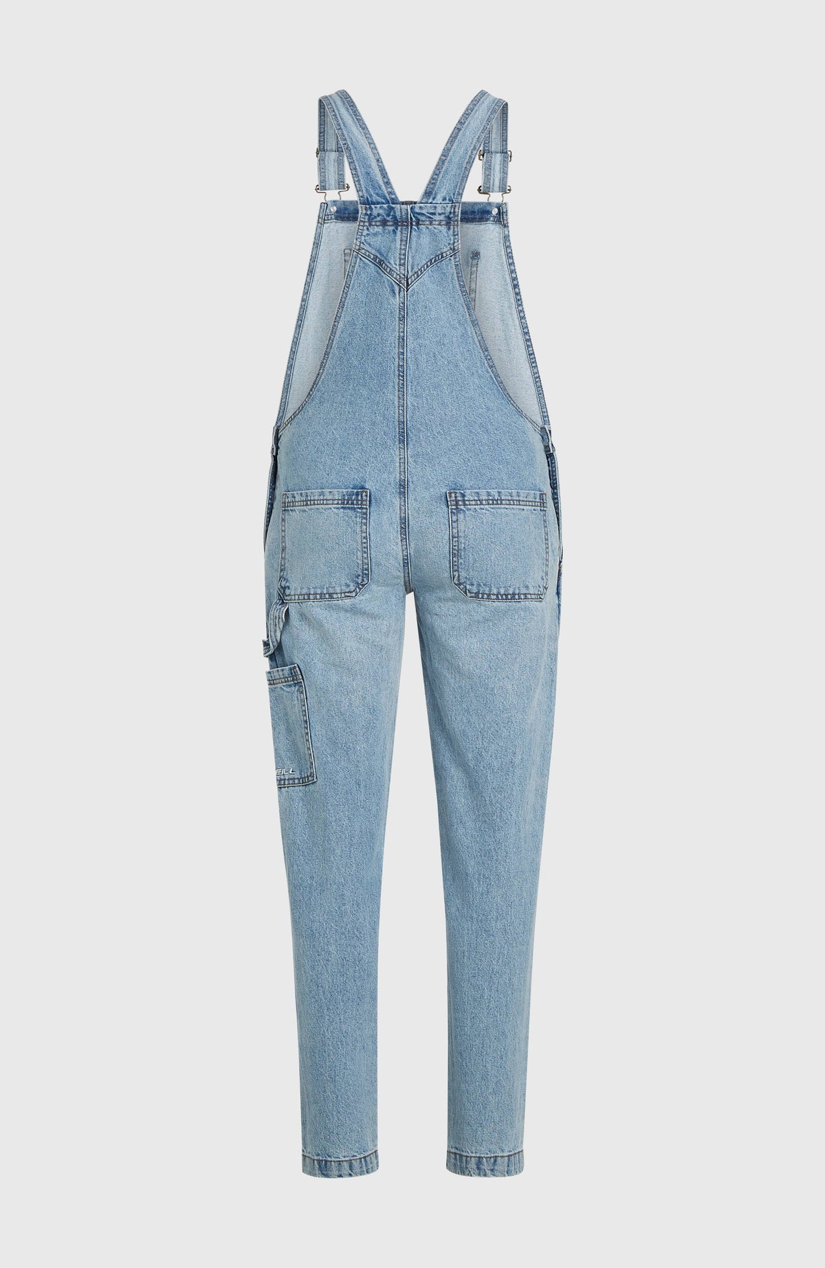 Essentials tuinbroek van keperstof | Denim Blue