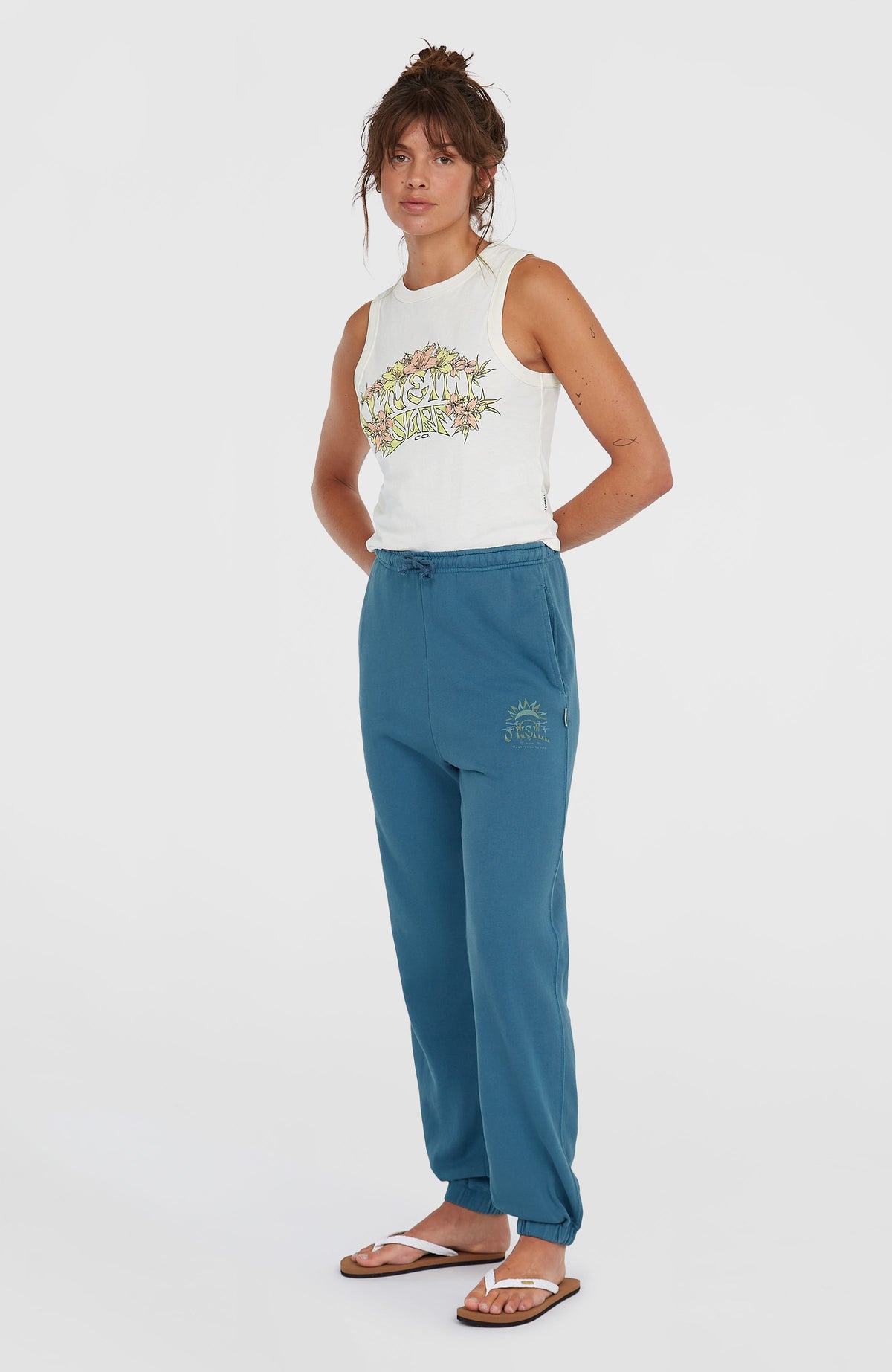 Beach Vintage joggingbroek | Copen Blue