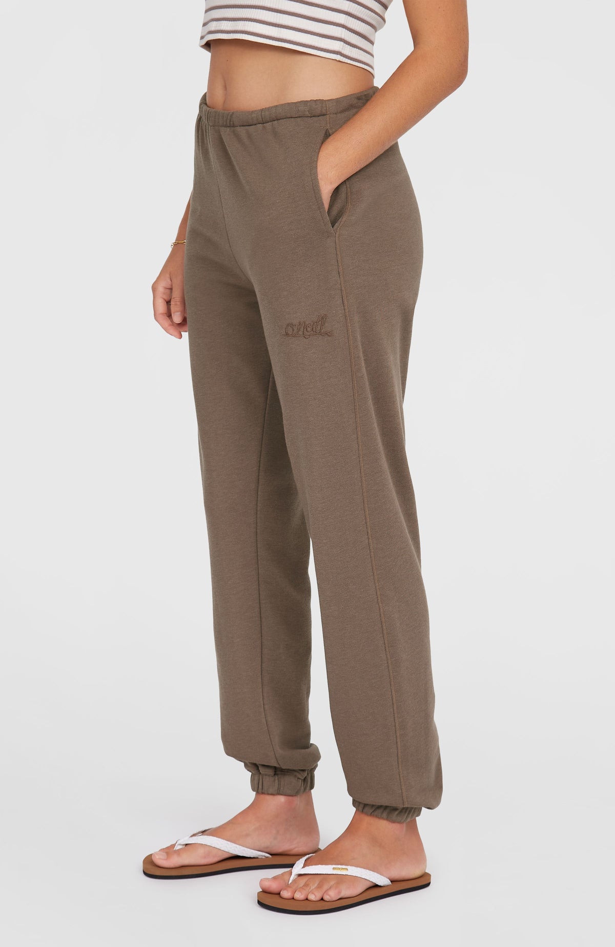 Essentials Script joggingbroek | Pure Cashmere