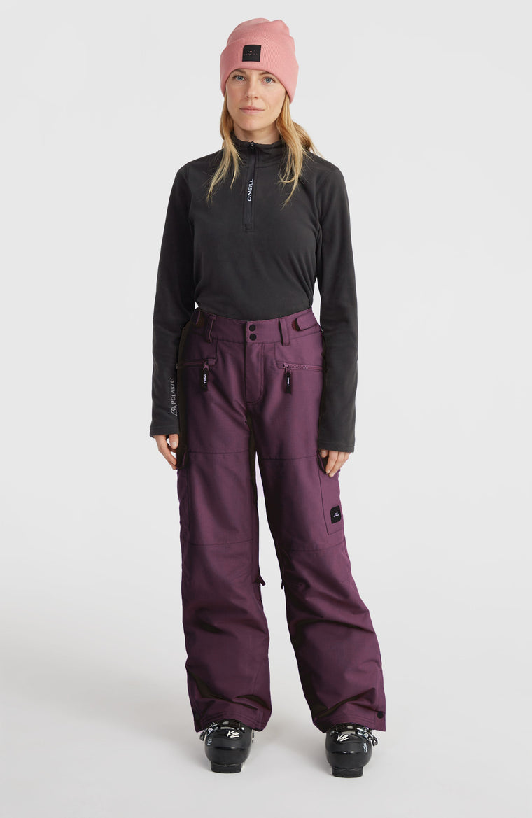 Utility Pro Loose wintersportbroek | Aubergine Utility Pro Loose wintersportbroek | Aubergine