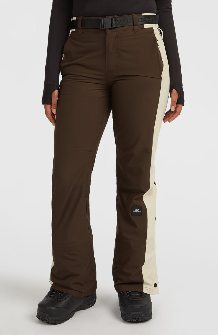 FWC'Cruz Duo wintersportbroek | Coffee Bean Colour Block FWC'Cruz Duo wintersportbroek | Coffee Bean Colour Block