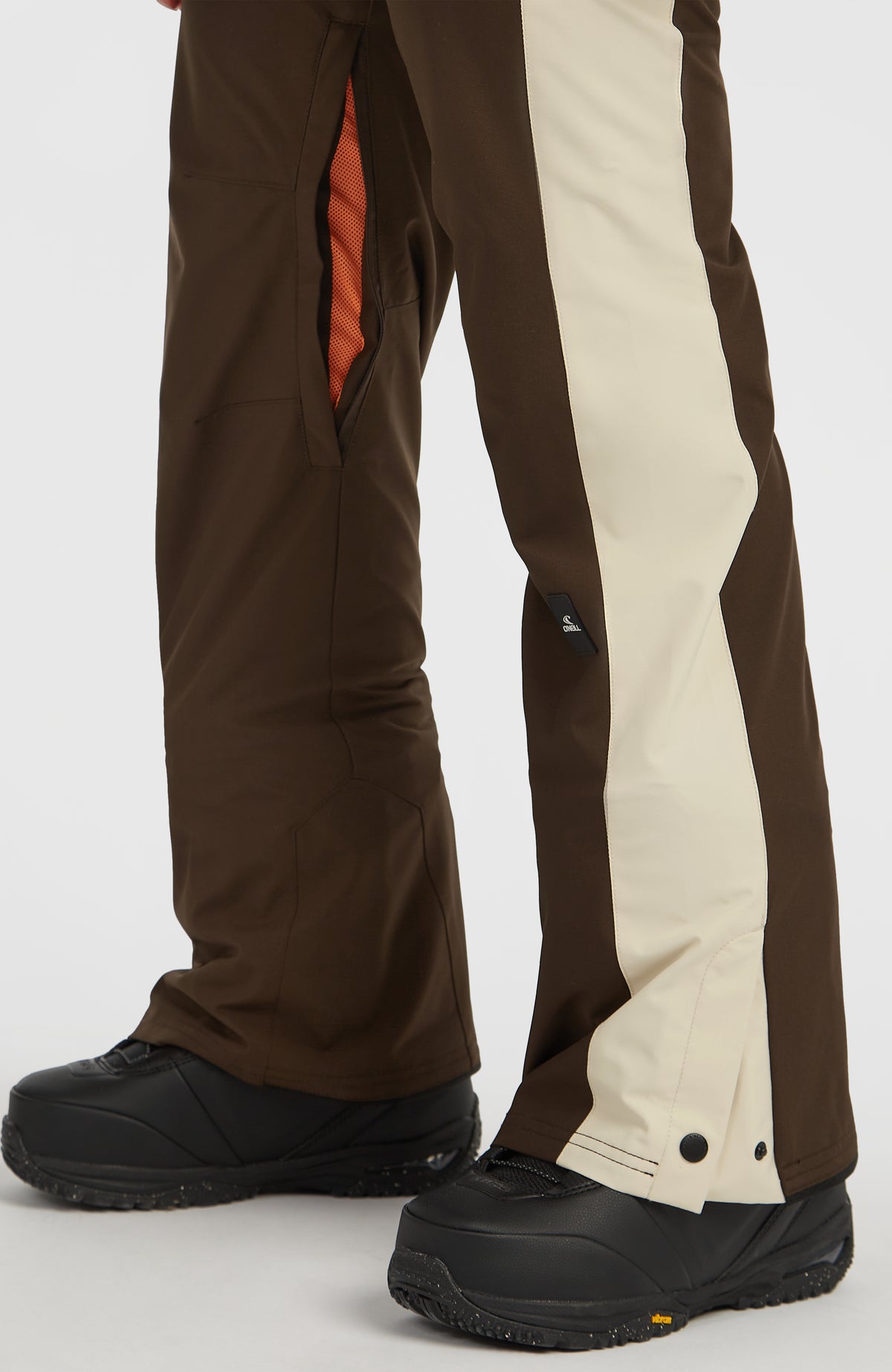 FWC'Cruz Duo wintersportbroek | Coffee Bean Colour Block