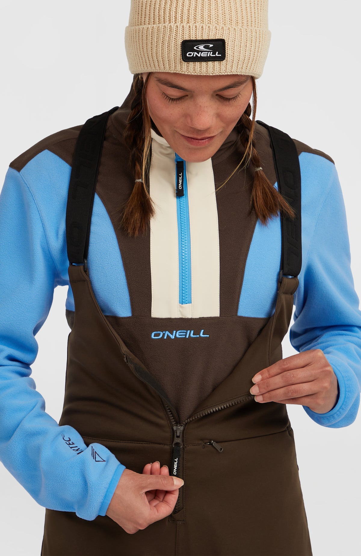 FWC'Cruz Softshell wintersportbroek met bretels | Coffee Bean