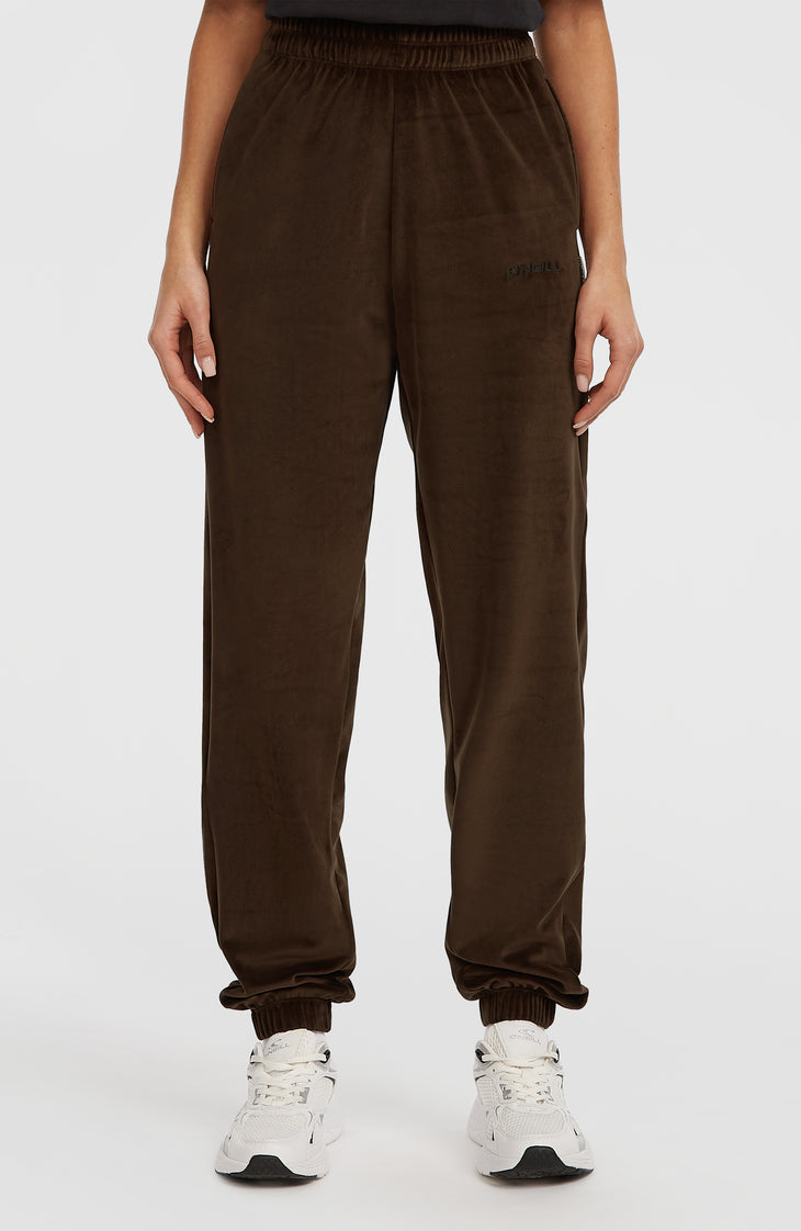 FWC'Cruz Velour joggingbroek | Coffee Bean