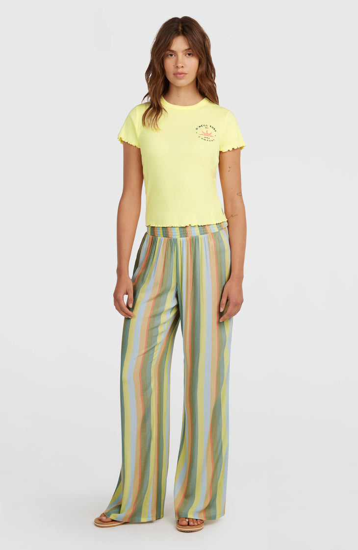 Johnny broek met gesmokte taille | Multi Must Haves Stripe