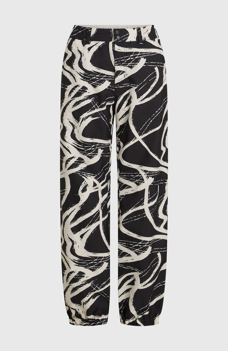 FWC Oversized wintersportbroek | White Snowtracks