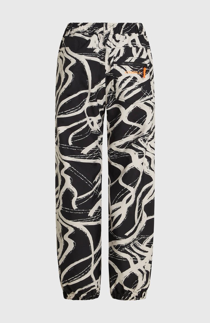 FWC Oversized wintersportbroek | White Snowtracks
