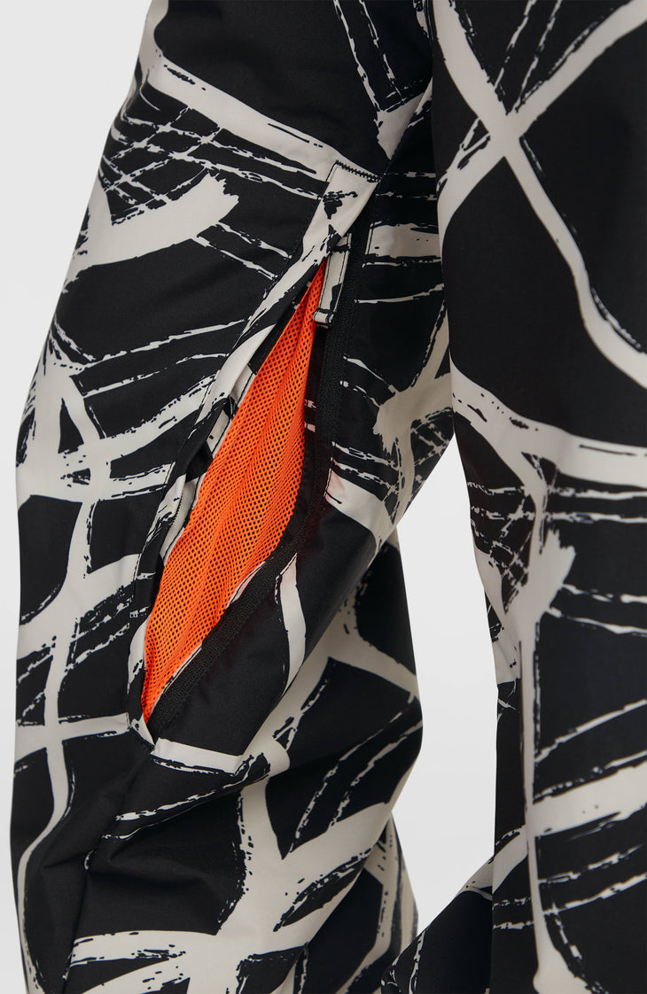 FWC Oversized wintersportbroek | White Snowtracks