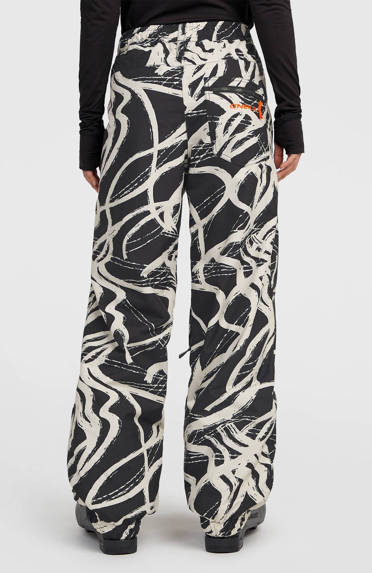 FWC Oversized wintersportbroek | White Snowtracks