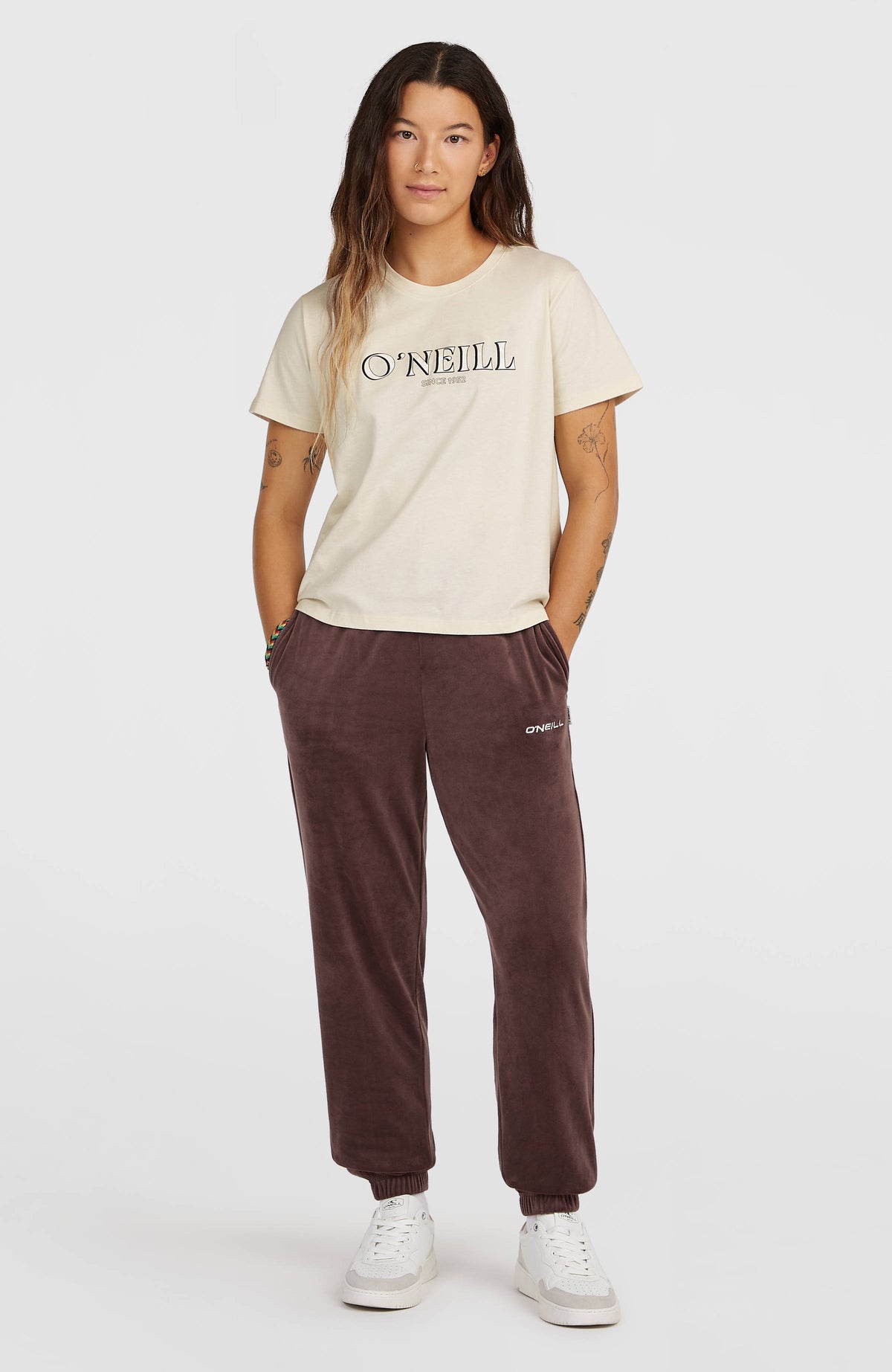 FWC'Cruz Velour joggingbroek | Purple Gray