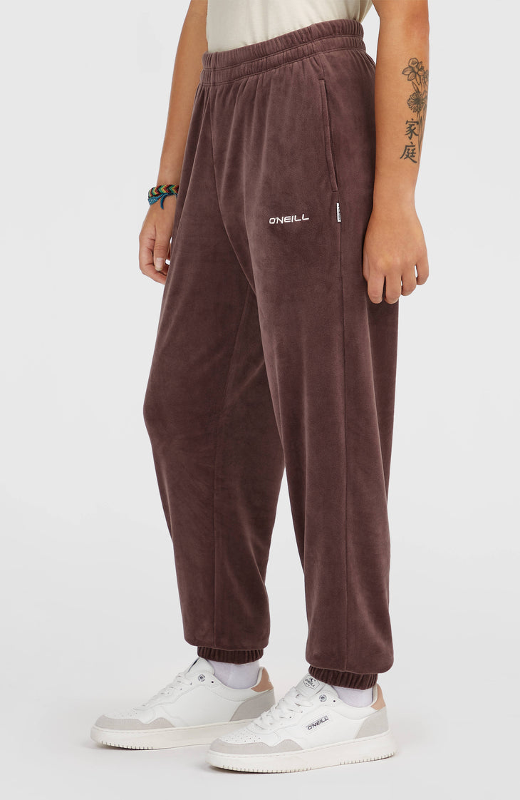 FWC'Cruz Velour joggingbroek | Purple Gray