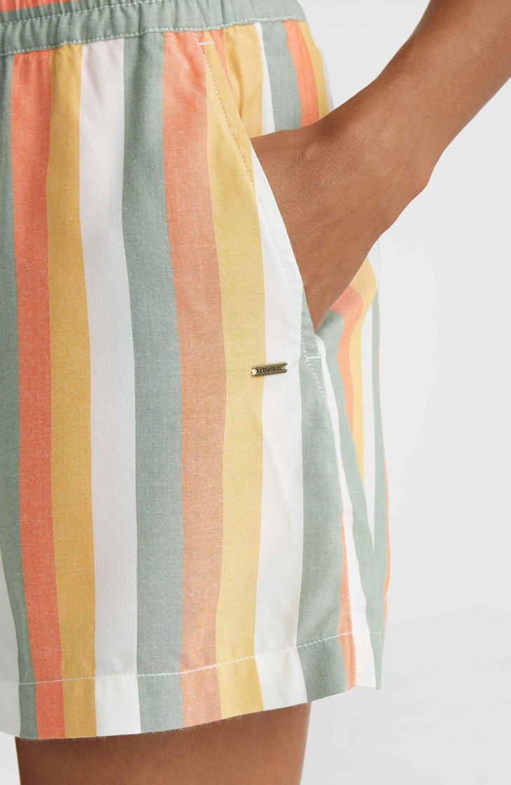 Amiri Beach short | Orange Multistripe