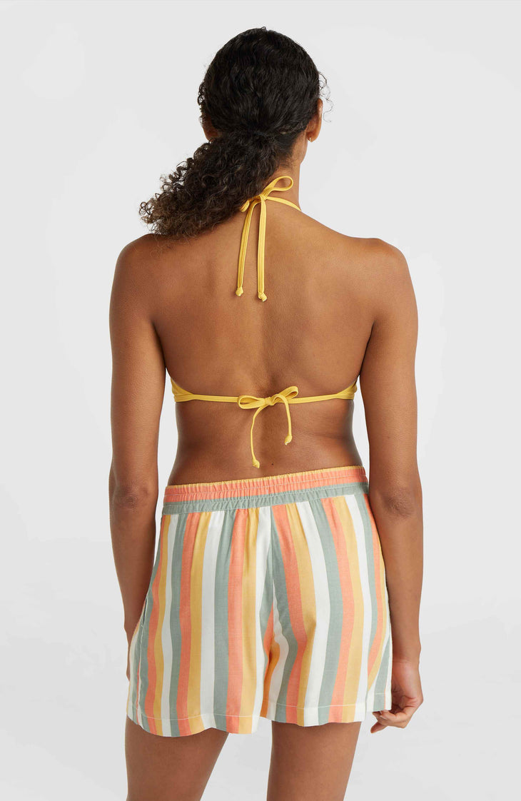 Amiri Beach short | Orange Multistripe