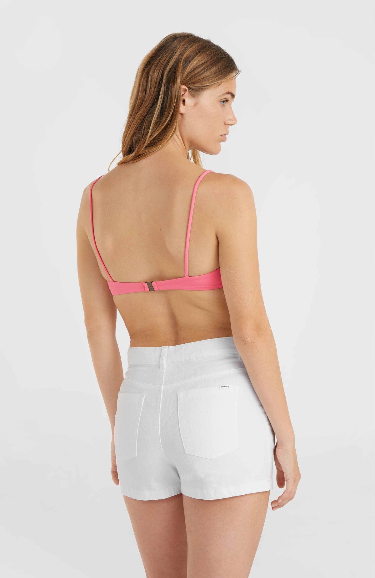 Essentials stretchshort met vijf zakken | Snow White